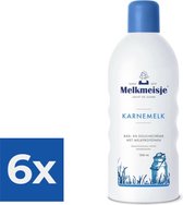 Melkmeisje Karnemelk - 2000 ml - Bad- & Doucheschuim - Voordeelverpakking 6 stuks