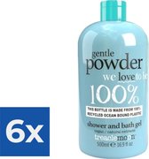 Treaclemoon Douchegel - Gentle Powder Love 500ml - Voordeelverpakking 6 stuks