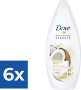 Dove Douchegel - Shower Nourishing Secrets Coconut+Almond 500ml - Voordeelverpakking 6 stuks