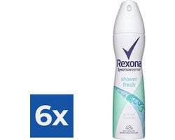Rexona Deospray Women - Shower Fresh - 6 - 6 stuks
