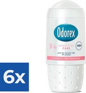 Odorex Deo Roll-on - Sensitive Care - Voordeelverpakking 6 x 50 ml