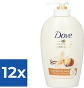 Dove Handzeep Pompje - Shea Butter 250 ml - Voordeelverpakking 12 stuks