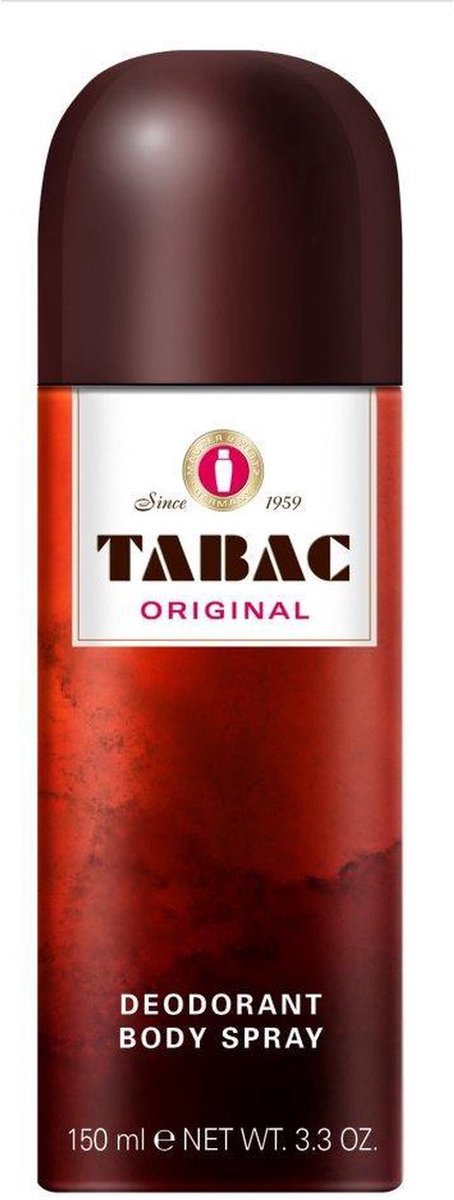 Goedkoopste Tabac Original Bodyspray - 150 ml - Deodorant - Voordeelverpakking 12 stuks