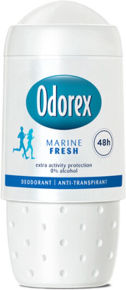 Goedkoopste Odorex Deodorant Roller Marine Fresh 50 ml - Voordeelverpakking 12 stuks