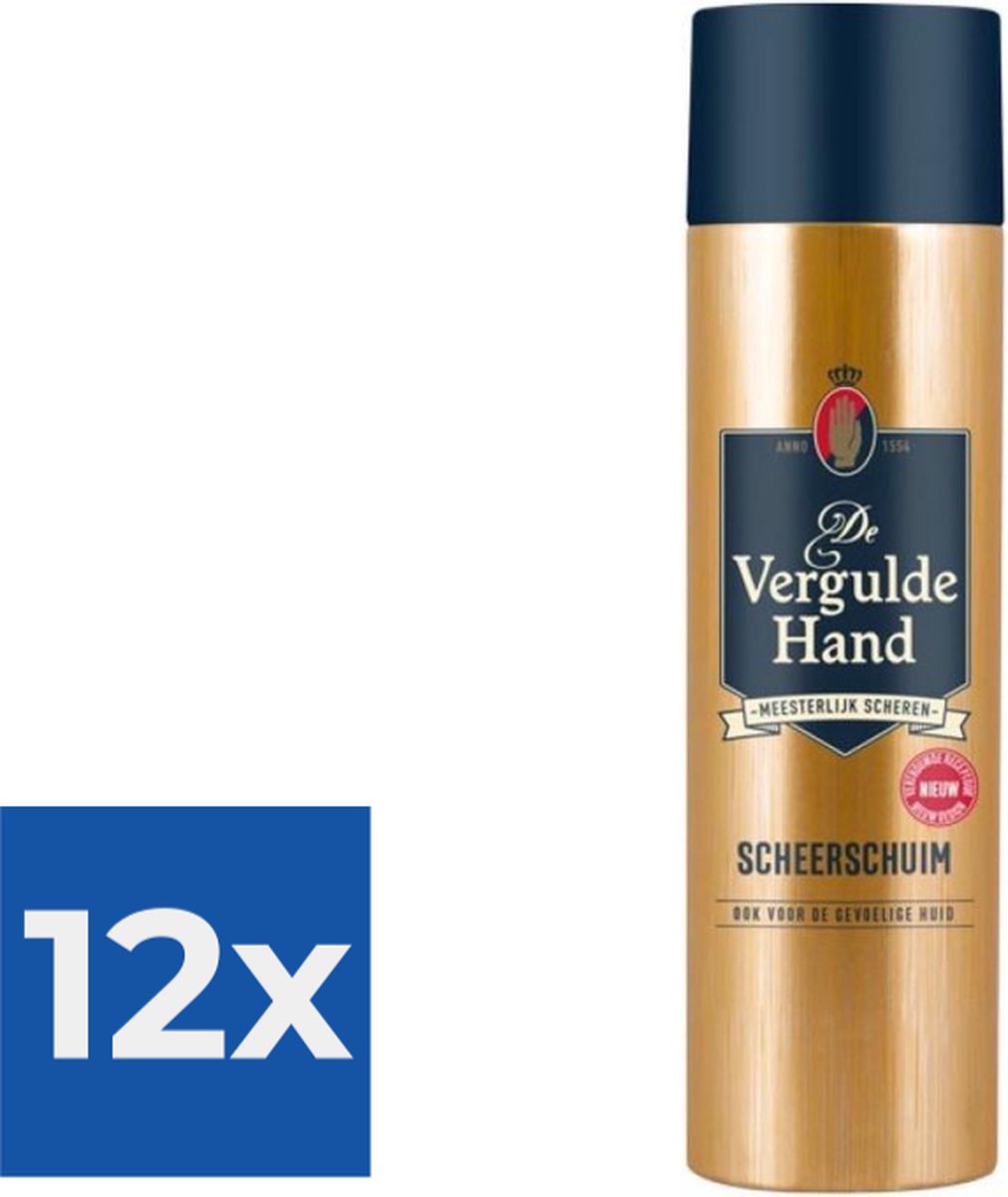 Goedkoopste De Vergulde Hand Scheerschuim 250 ml - Voordeelverpakking 12 stuks
