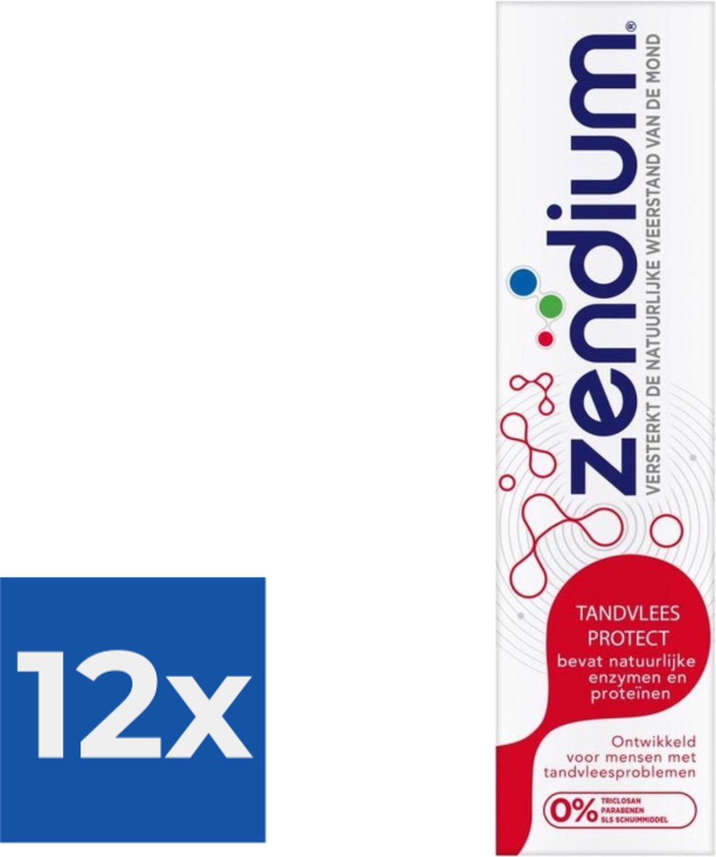 Zendium Tandpasta tandvlees protect - 75ml - Voordeelverpakking 12 stuks