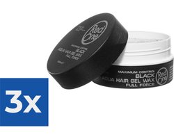 Red One Black Aqua Hair Gel Wax 150ml - Voordeelverpakking 3 stuks