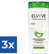 L’Oréal Paris Elvive Multivitamine Shampoo - 250 ml - Voordeelverpakking 3 stuks