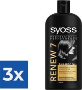 Syoss Shampoo Renew 7 - 1 stuk - Voordeelverpakking 3 stuks