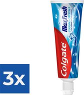 Colgate Tandpasta Max Fresh Cooling Crystals 75 ml - Voordeelverpakking 3 stuks