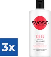 Syoss Conditioner - Couleur 440 ml - Pack économique 3 pièces