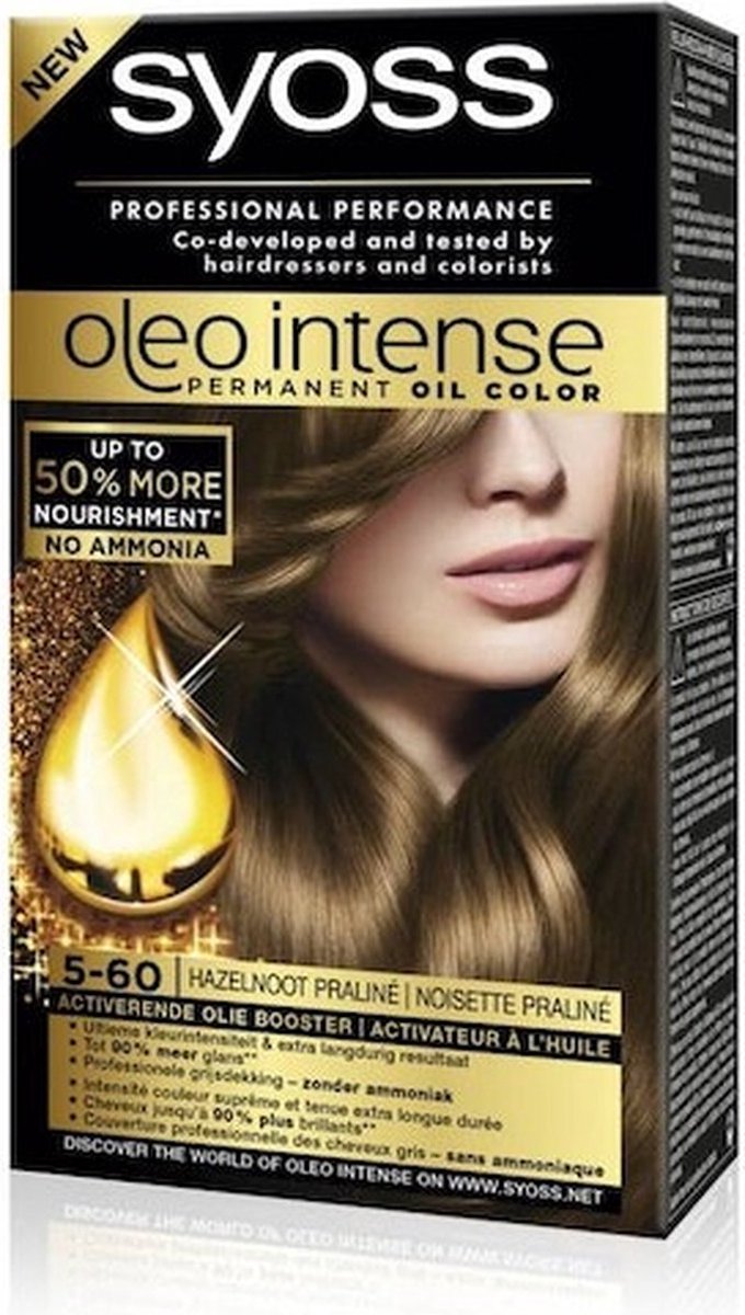 SYOSS Color Oleo Intense 1-10 Teinture pour les cheveux noir