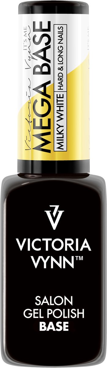 Rubber Mega Base Milky White 8 ml - rubberbase milky wit - gellak - gelpolish - gel - lak - polish - gelnagels - nagels - manicure - nagelverzorging – callance
