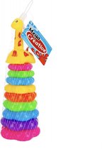 Kinderspeelgoed-piramide-met diverse kleuren-veilig in gebruik