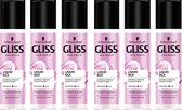 Gliss Kur Anti-klit Spray Liquid Silk Gloss - Voordeelverpakking 6 x 200 ml