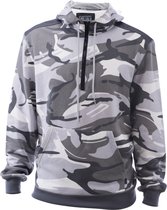 Camouflage hoodie/sweater khaki maat M