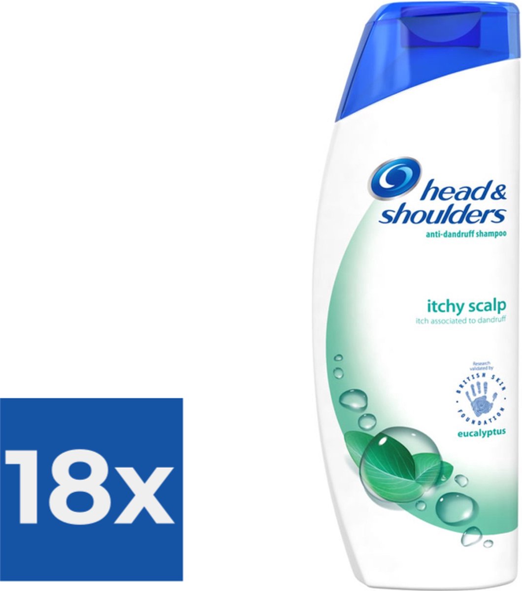 Head &- Shoulders Head & Shoulders Shampoo Itchy Scalp (Care) 500 ml. Voordeelverpakking 18 stuks