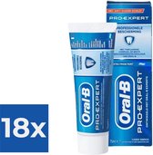 Oral B Tandpasta Pro Expert Professionele Bescherming - 75 ml - Voordeelverpakking 18 stuks