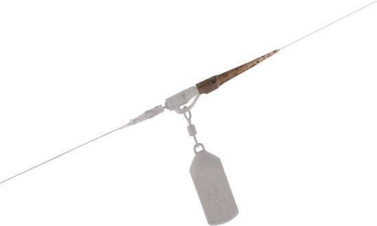Camo Naked Line Tail Rubbers SZ 10 X10 Edges Fox van CAM — afbeelding 4