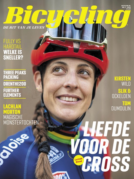 Bicycling editie 5 2023 - tijdschrift - Lucinda Brand cadeau geven