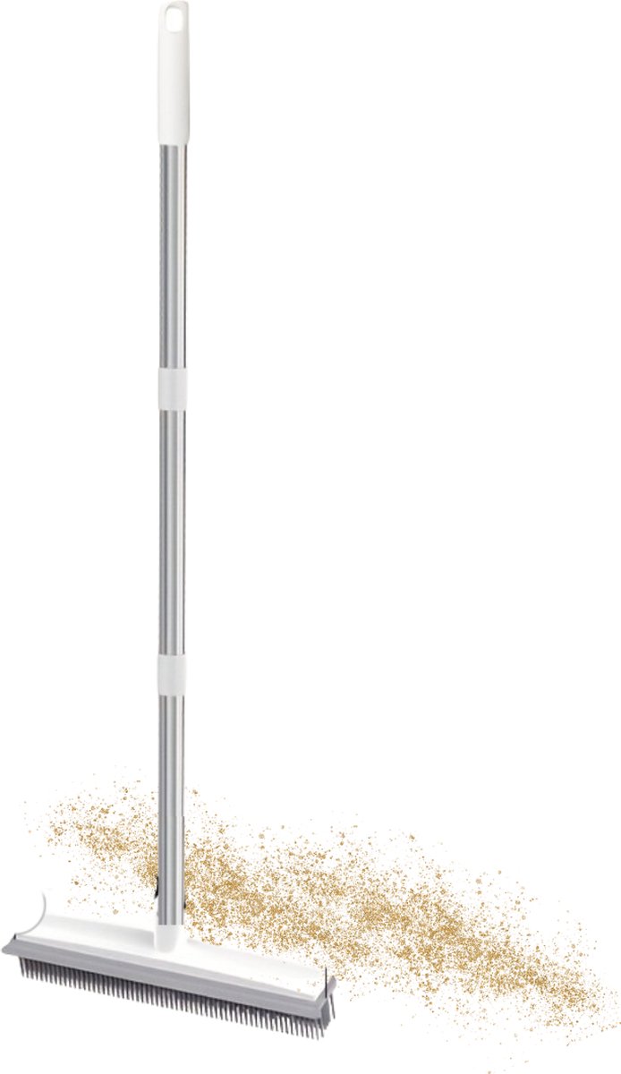 Goedkoopste Livano Huisdierhaar Verwijderaar - Kattenhaar Verwijderaar - Haarverwijderaar - Voor Huisdieren - Kappersbezem - Rubber - Wit