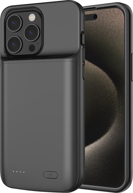Geschikt Voor iPhone 15 15 Pro Powerbank Hoesje Oplaadbaar