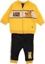 Disney Lion King Set - Joggingpak / Huispak - Simba - Geel - Maat 80 (12 maanden)