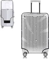Housses de protection de valise en PVC transparent, 61 cm, 71 cm, 76,2 cm, 76,2 cm, housse de bagage pour valise à roulettes