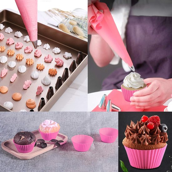 Bladerdeeg Nozzles, Roestvrij staal, Cake Decorating Tool Bladerdeeg Nozzles Lange Crème Icing Piping Nozzle Tip, Boter Filler Cake Gebak Fondant Decorating Tool Mond voor Bakken