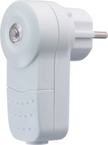 Q-link stekker met ingebouwde schemerschakelaar - Schakelt bij 10 Lux - Max 300 watt - Wit