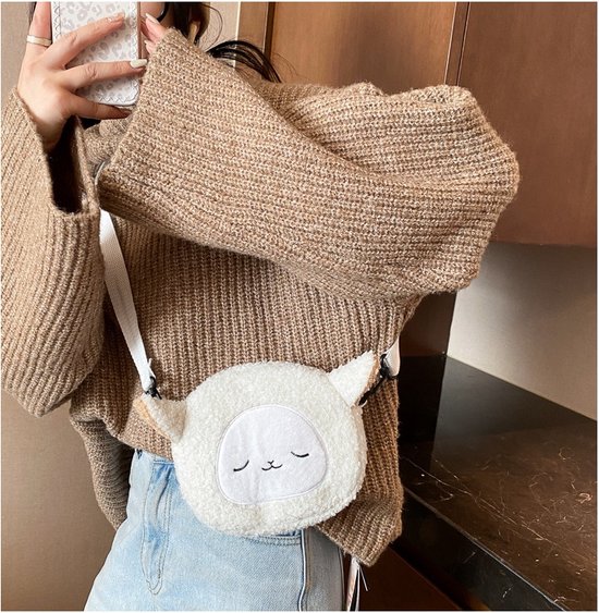MuchoWow® Schoudertas - Strandtas - Shopper Portret Van Een Britse Korthaar Kat Katoenen Tas