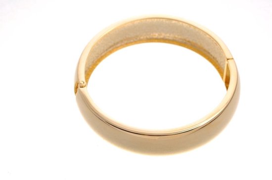 Behave Armband - klassieke bangle - goud kleur - 17.5 cm