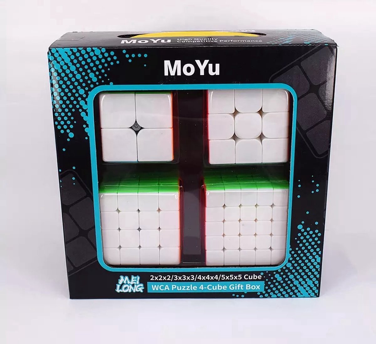 Speed Cube Set - Kubus - Breinbreker - Magic Cube - Set 4 In 1 - Merkloos