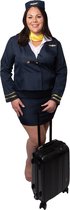 REDSUN - KARNIVAL COSTUMES - Blauwe stewardess vermomming in grote maat voor vrouwen - XXL