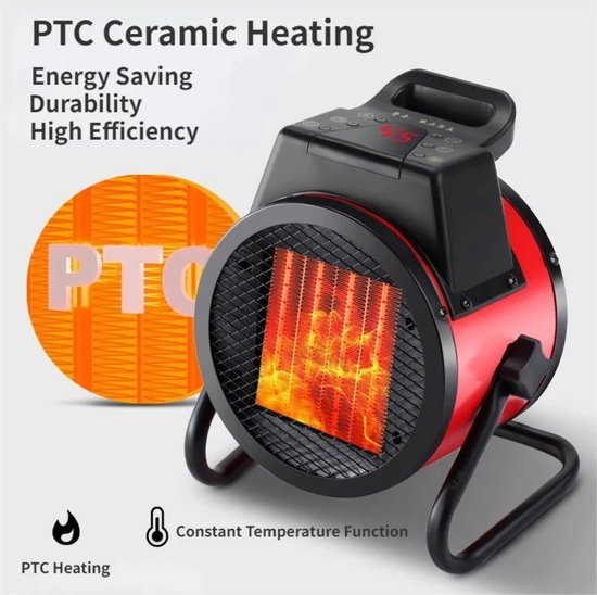 Radiateur Soufflant Aérotherme Chauffage Heat Chauffage rapide PTC