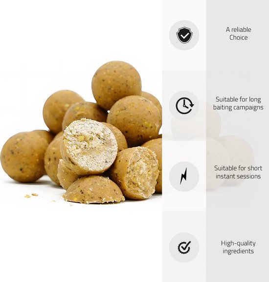 Tasty Baits - Scopex Boilies - 20 mm - 10 kg - Karper Aas - Karper Lokvoer - Karpervissen van Merkloos — afbeelding 4