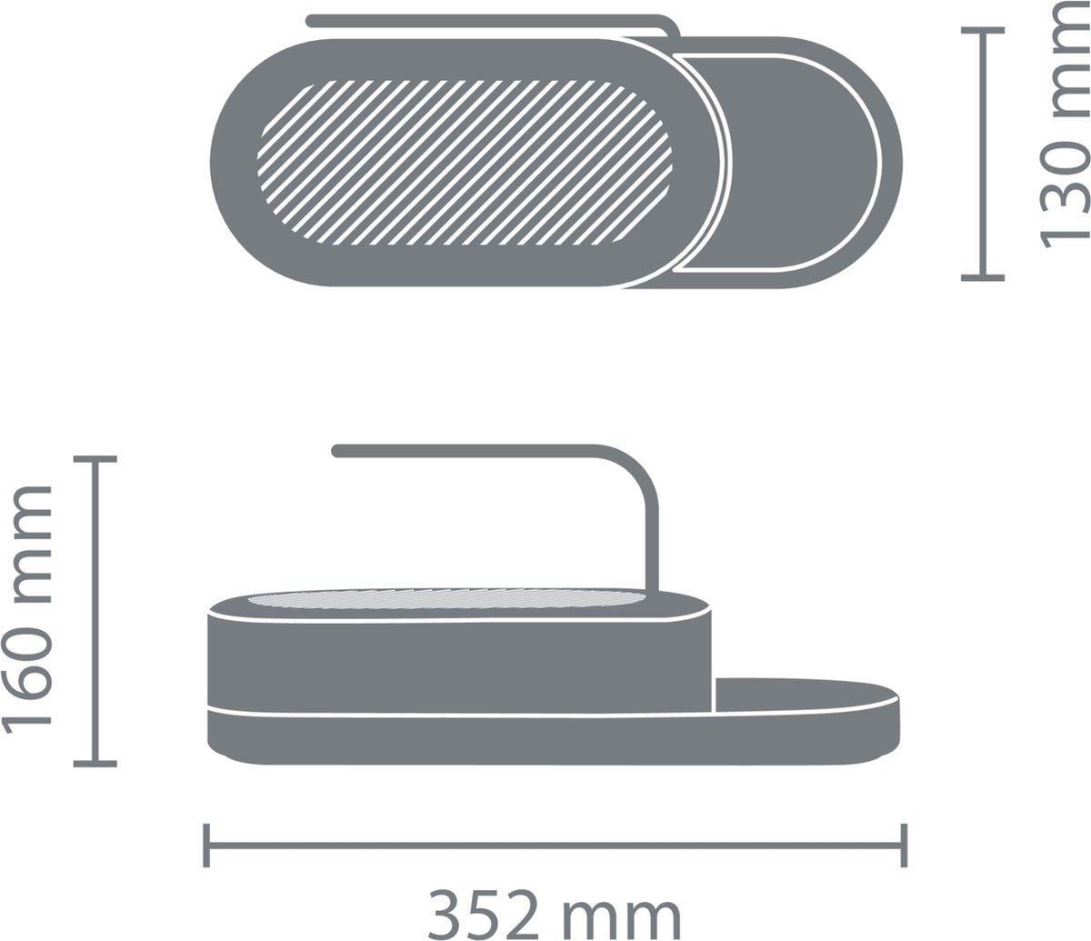 Organisateur d'évier Brabantia SinkStyle - Gris Minéral Infinite