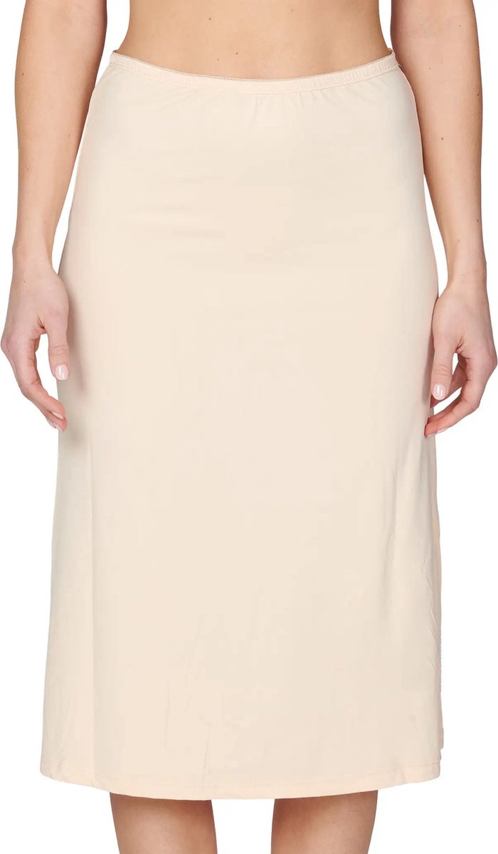 Gaubert Onderrok extra lang - 67-72CM - Lange dames jupon - beige - Zwart - Wit - S - Beige - S