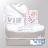 VIB® - Giftset Commodemandje - VIB Grijs - Babykleertjes - Baby cadeau