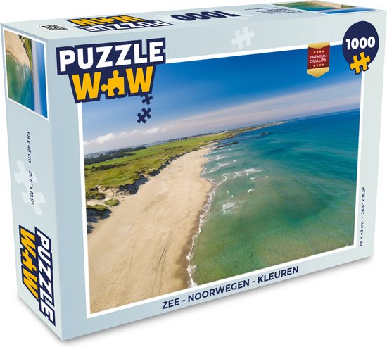 Puzzle Mer - Norvège - Couleurs - Puzzle - Puzzle 1000 pièces adultes