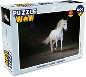 Puzzel Paarden - Zand - Donker - Legpuzzel - Puzzel 1000 stukjes volwassenen
