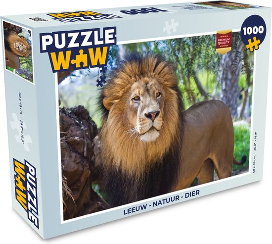 Puzzle Lion - Nature - Animaux - Puzzle - Puzzle 1000 pièces adultes