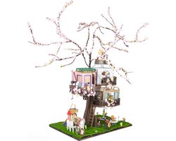 Book Nook Boomhut - Miniatuur Bouwpakket Volwassenen - Creatief - Hout - DIY Poppenhuis - Hobby - Jongens / Meisjes - Crafts&Co