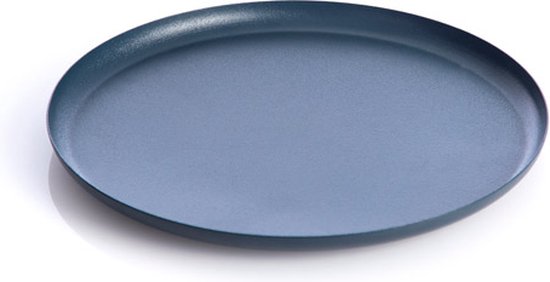 XLBoom Bao Dienblad Small - RVS - Rond - Blauw - Ø 25 cm