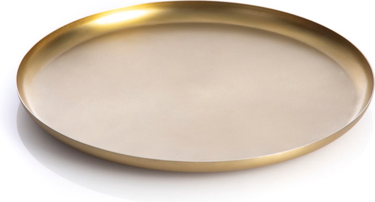 XLBoom Bao Dienblad Small - RVS - Rond - Goud - Ø 25 cm