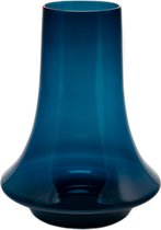 XLBoom Spinn Vaas Large - Glas - Voor Binnen - Blauw - 24 × 24 × 31 cm