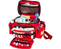 Elite Bags - EHBO-kit - Noodpakket - Noodgevallen Tas - 44 x 27 x 25 cm - Rampenrugzak - Spoed tas EHBO - Zonder Inhoud - Stevig - Licht - Rood