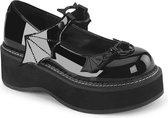 DemoniaCult - EMILY-23 Lage schoenen - US 8 - 38 Shoes - Zwart