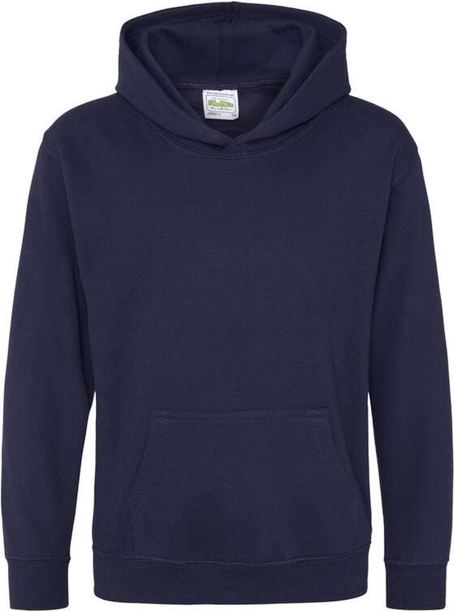 Just Hoods Kids Hoodie Oxford Navy Maat 5/6 (S)