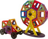 Magnetic Tiles 3D - Educatief magnetisch speelgoed- 136 delig - fantasie - motorische ontwikkeling